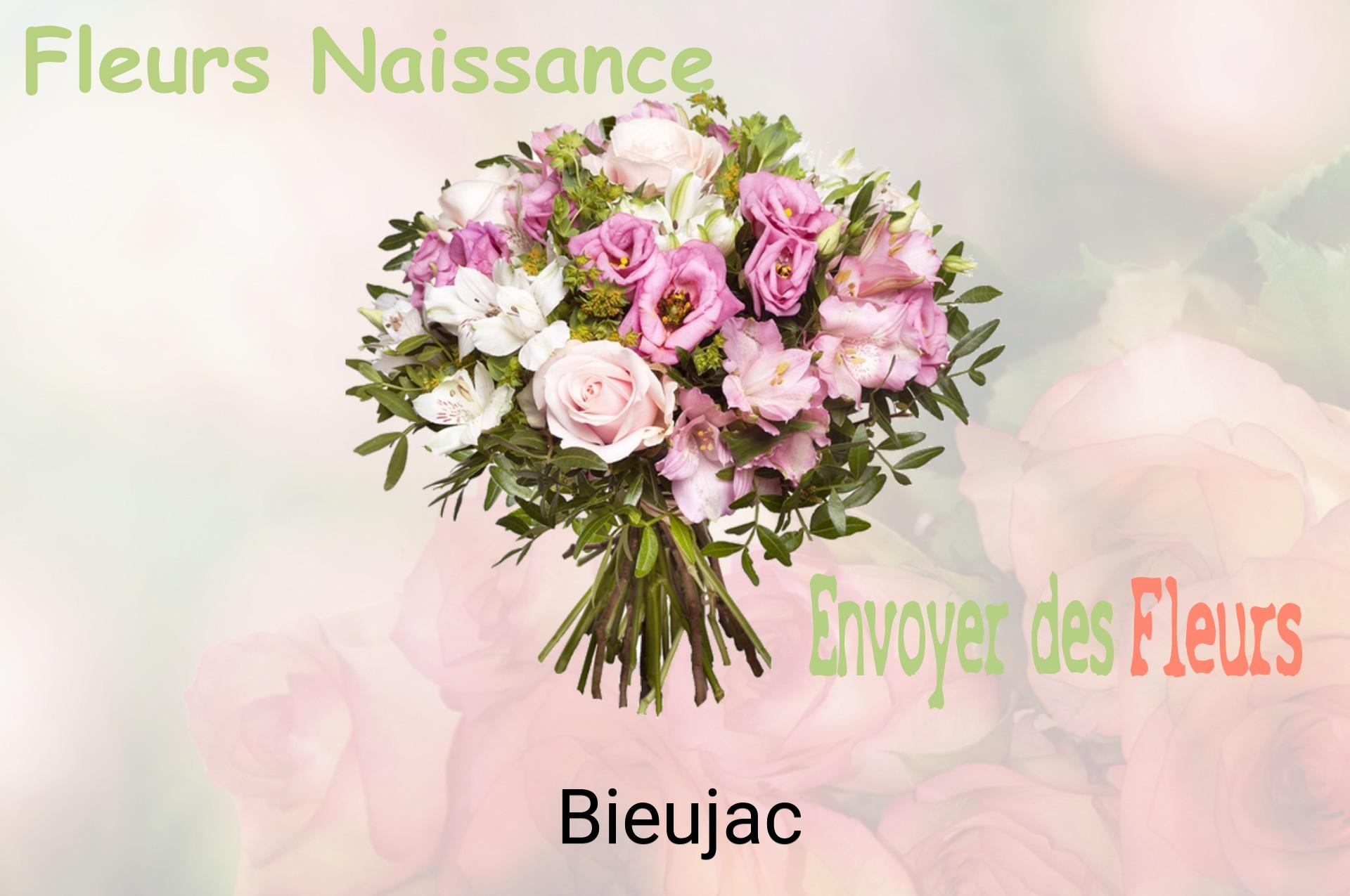 Bouquet de fleurs de naissance livré à Bieujac